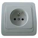 Type E electrical outlet