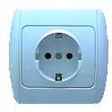 Type F electrical outlet